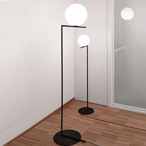 【予約注文】FLOS（フロス）フロア照明 IC LIGHTS F2 ブラック | フロアスタンド | 照明器具の通販「ヤマギワオンラインストア」