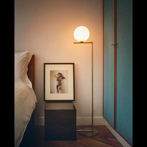【予約注文】FLOS（フロス）「IC LIGHTS F1」ゴールド[756ICLIGHTS/F1/GLD] | フロアスタンド | 照明器具の通販「ヤマギワオンラインストア」