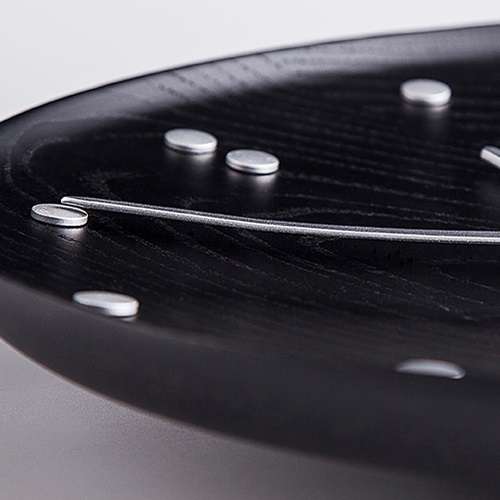 Finn Juhl（フィン・ユール）Wall Clock Black 250mm[996FJ781] | 掛時計 | インテリア雑貨の通販「ヤマギワオンラインストア」