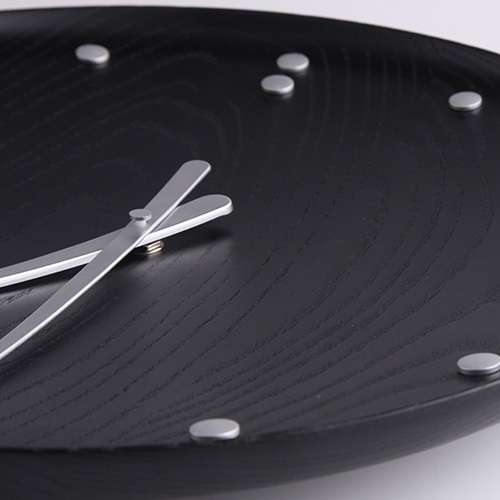 Finn Juhl（フィン・ユール）Wall Clock Black 250mm[996FJ781] | 掛時計 | インテリア雑貨の通販「ヤマギワオンラインストア」