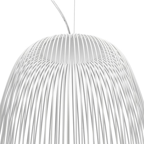FOSCARINI(フォスカリーニ) ペンダント照明 SPOKES（スポークス）１  ホワイト【要電気工事】 | ペンダントライト | 照明器具の通販「ヤマギワオンラインストア」