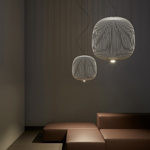 FOSCARINI(フォスカリーニ) ペンダント照明 SPOKES（スポークス）１  ホワイト【要電気工事】 | ペンダントライト | 照明器具の通販「ヤマギワオンラインストア」