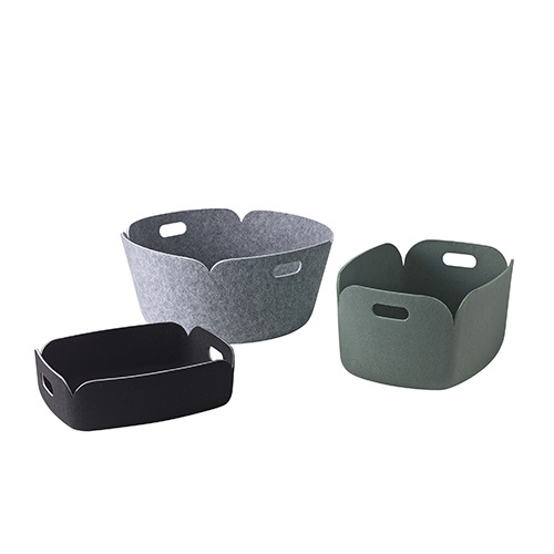 MUUTO（ムート）RESTORE BASKET  サンド | 文房具 | インテリア雑貨の通販「ヤマギワオンラインストア」