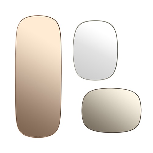 MUUTO（ムート）FRAMED MIRROR LARGE 1180mm  トープ/トープ | ミラー | 家具の通販「ヤマギワオンラインストア」