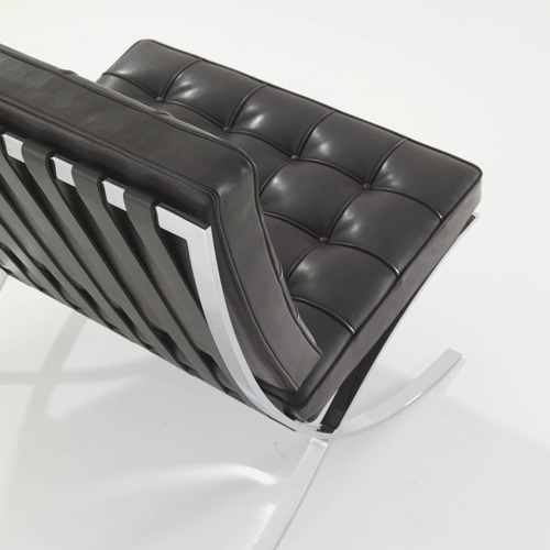 Knoll(ノル) Mies.v.d.Rohe Collection バルセロナチェア ブラック | ラウンジチェア／他 | チェアの通販「ヤマギワオンラインストア」