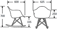 Herman Miller（ハーマンミラー）Eames Shell Chair / Armchair（RAR）スパロー【取寄品】 | ダイニングチェア | チェアの通販「ヤマギワオンラインストア」