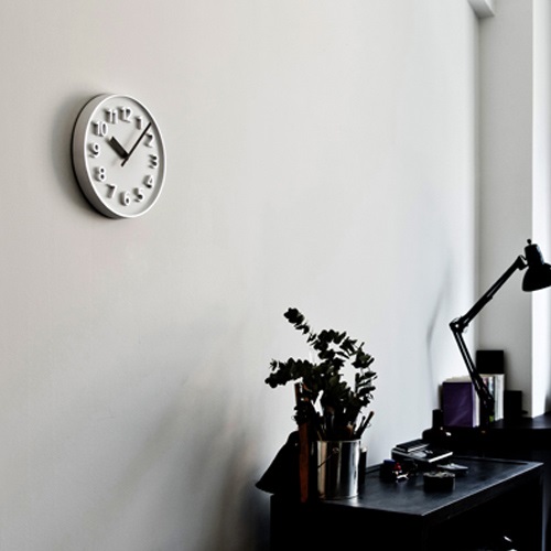 Lemnos（レムノス）掛時計 Founder clock（ファウンダークロック） ホワイト | 掛時計 | インテリア雑貨の通販「ヤマギワオンラインストア」