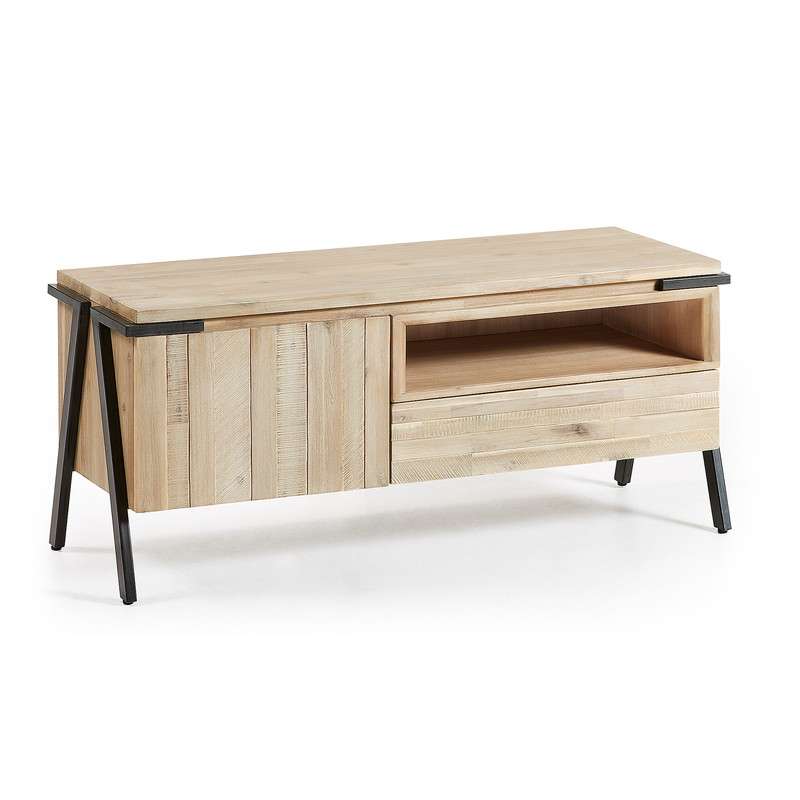 DISSET Tv cabinet 125x053 metal, acacia natural | 商品カテゴリー,収納家具 | LaForma Japan