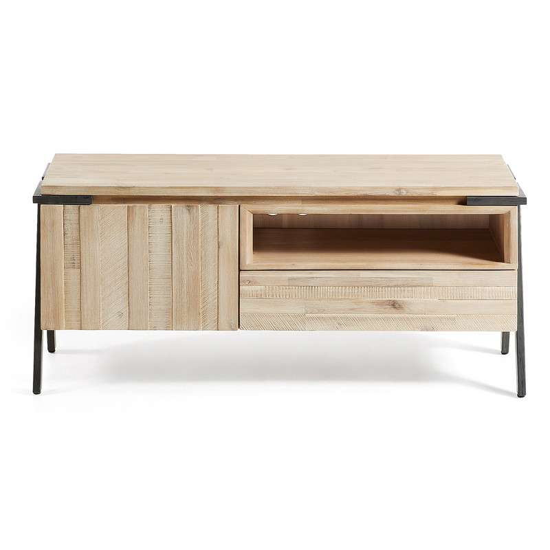 DISSET Tv cabinet 125x053 metal, acacia natural | 商品カテゴリー,収納家具 | LaForma Japan