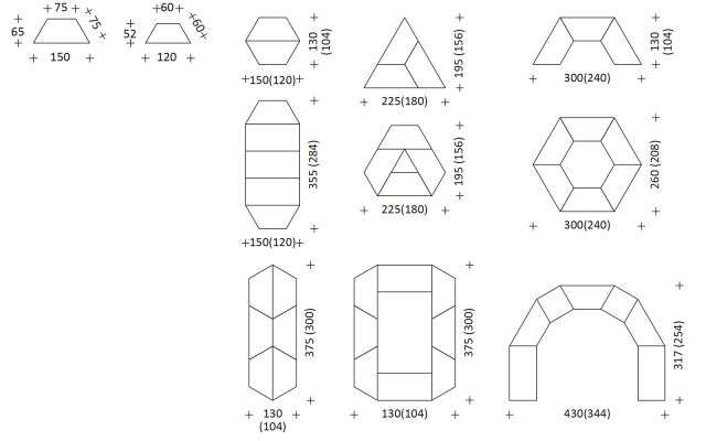 TRAPEZIAL TABLE