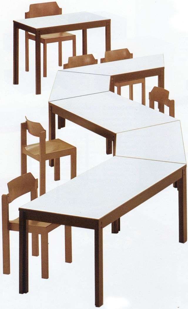 TRAPEZIAL TABLE