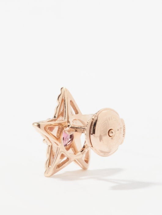 SELIM MOUZANNAR イスタンブール ダイヤモンド ゴールドシングルピアス