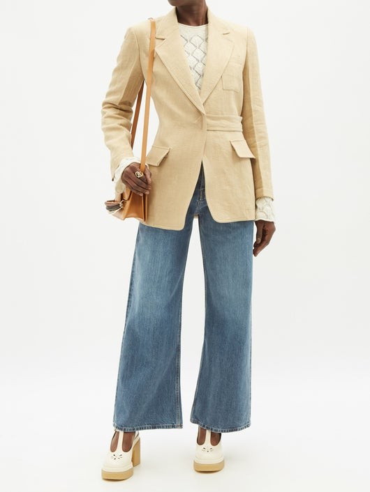 CHLOÉ ハイウエスト ワイドジーンズ