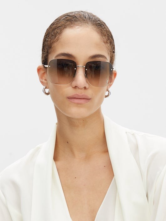 SAINT LAURENT スクエアサングラス