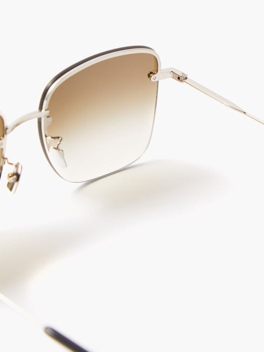 SAINT LAURENT スクエアサングラス