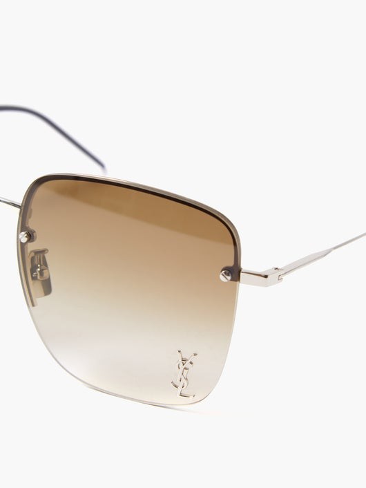 SAINT LAURENT スクエアサングラス