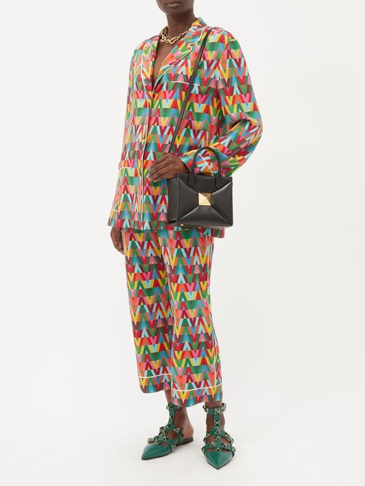 VALENTINO GARAVANI ワンスタッズ レザークロスボディバッグ