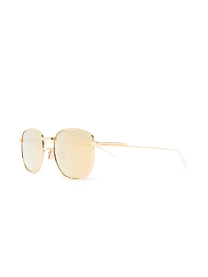 Bottega Veneta Eyewear ラウンドフレーム サングラス