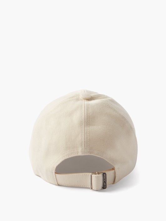SAINT LAURENT コットンキャンバス ベースボールキャップ