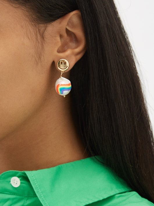 JOOLZ BY MARTHA CALVO Over The Rainbow ゴールドピアス