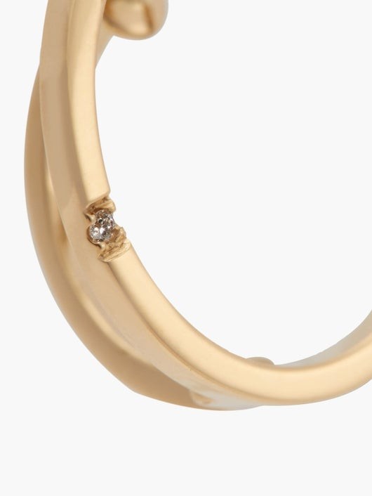 DELFINA DELETTREZ Small Bubble 18kt gold, pearl and diamond earring