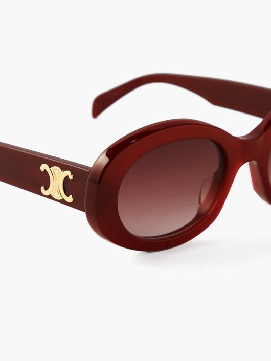 CELINE EYEWEAR トリオンフ オーバーサイズ オーバルサングラス