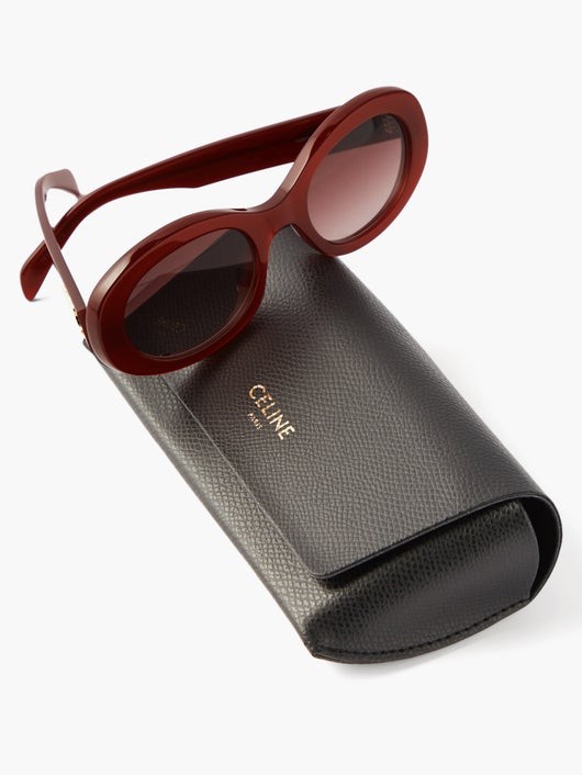 CELINE EYEWEAR トリオンフ オーバーサイズ オーバルサングラス