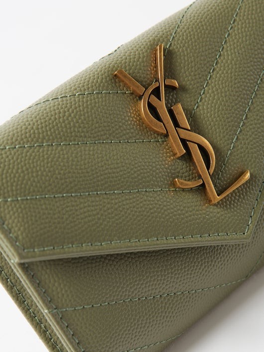SAINT LAURENT キルティングレザーコインケース