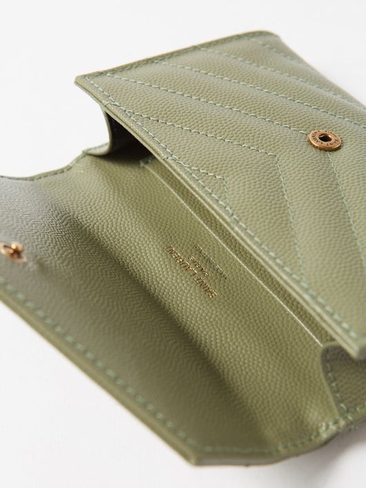 SAINT LAURENT キルティングレザーコインケース