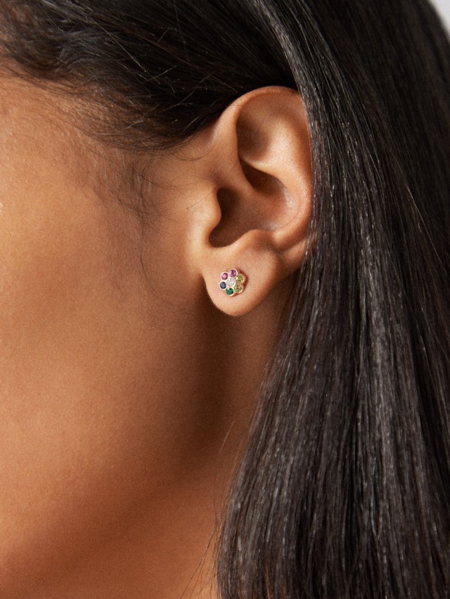 ALISON LOU ダイヤモンド ゴールドピアス