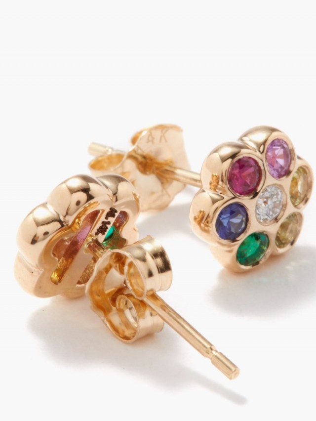 ALISON LOU ダイヤモンド ゴールドピアス