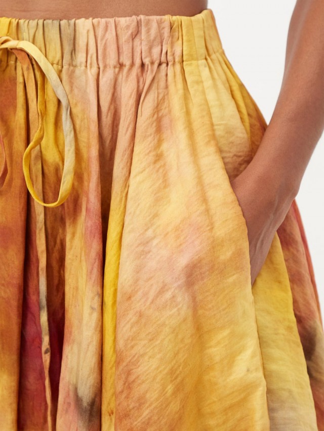 JASON WU COLLECTION インプレッショニスト コットンブレンドクレープスカート