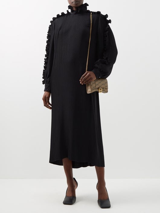 BALENCIAGA アワーグラス コーティングキャンバスバッグ