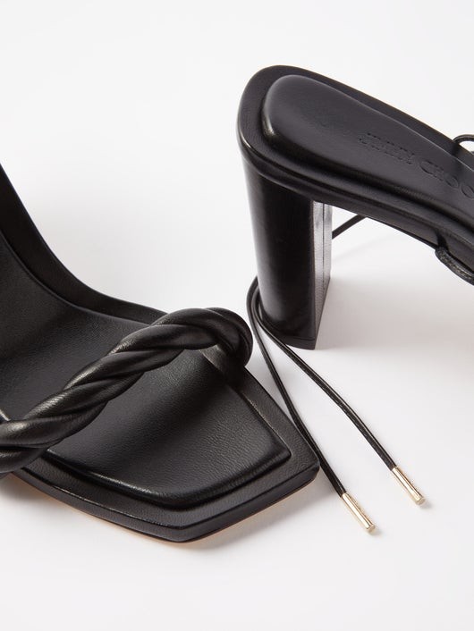 JIMMY CHOO ディオザ レザーサンダル 85