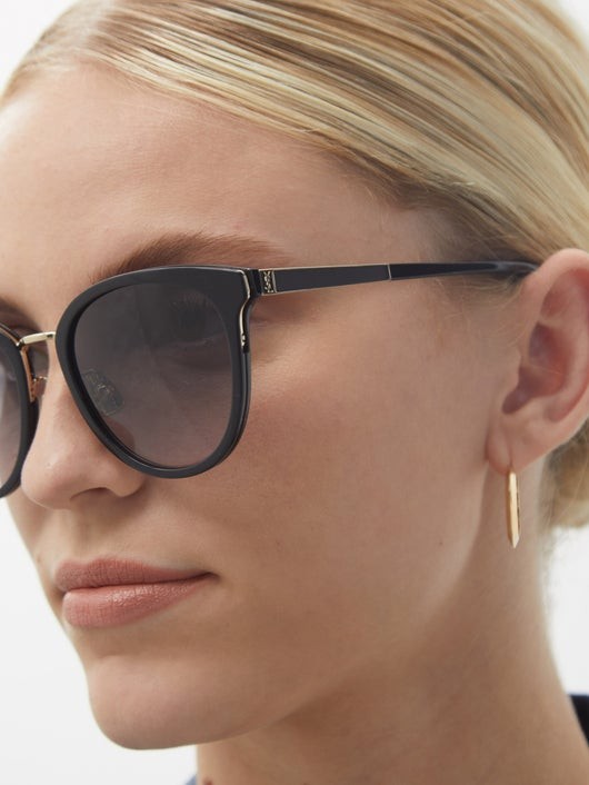SAINT LAURENT EYEWEAR キャットアイサングラス