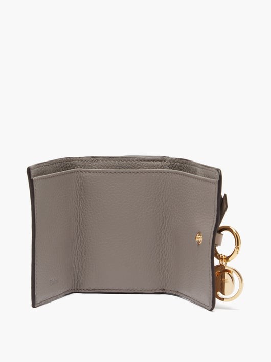 CHLOÉ アルファベット グレインレザーウォレット