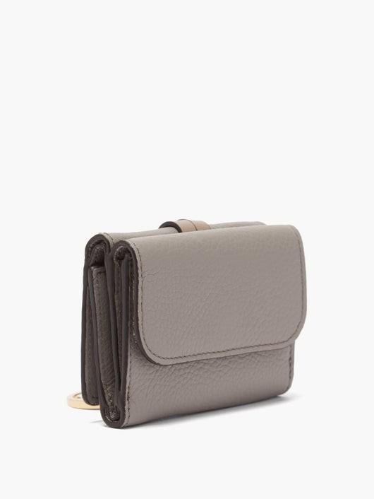 CHLOÉ アルファベット グレインレザーウォレット