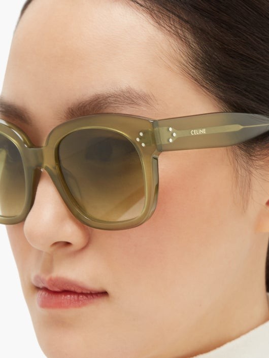 CELINE EYEWEAR オーバーサイズ ラウンドサングラス