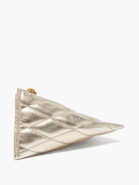 SAINT LAURENT ベルリンゴ メタリックレザー バッグチャーム