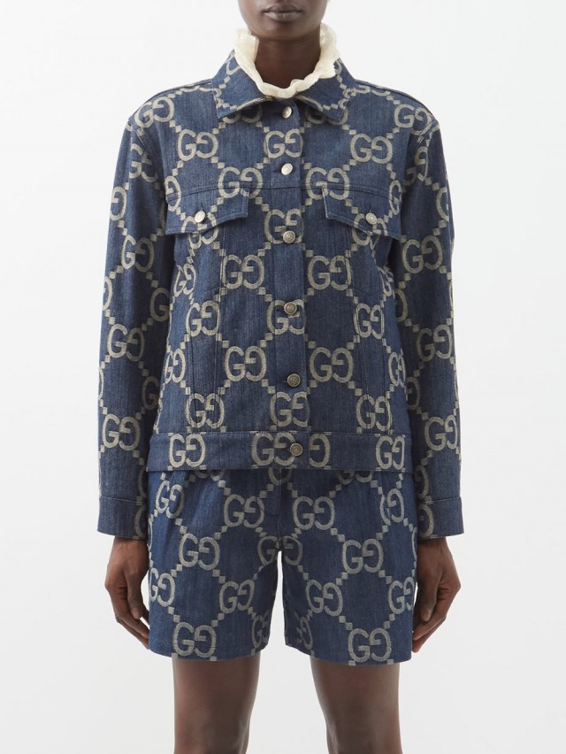 GUCCI GGジャカード デニムジャケット
