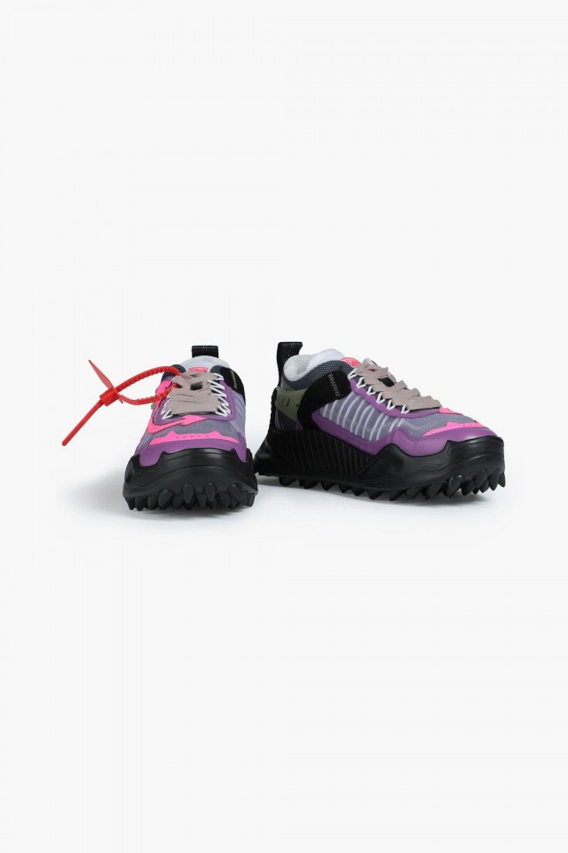 OFF-WHITE™ Odsy-1000 メッシュ&ラバー スニーカー ロゴアップリケ付き