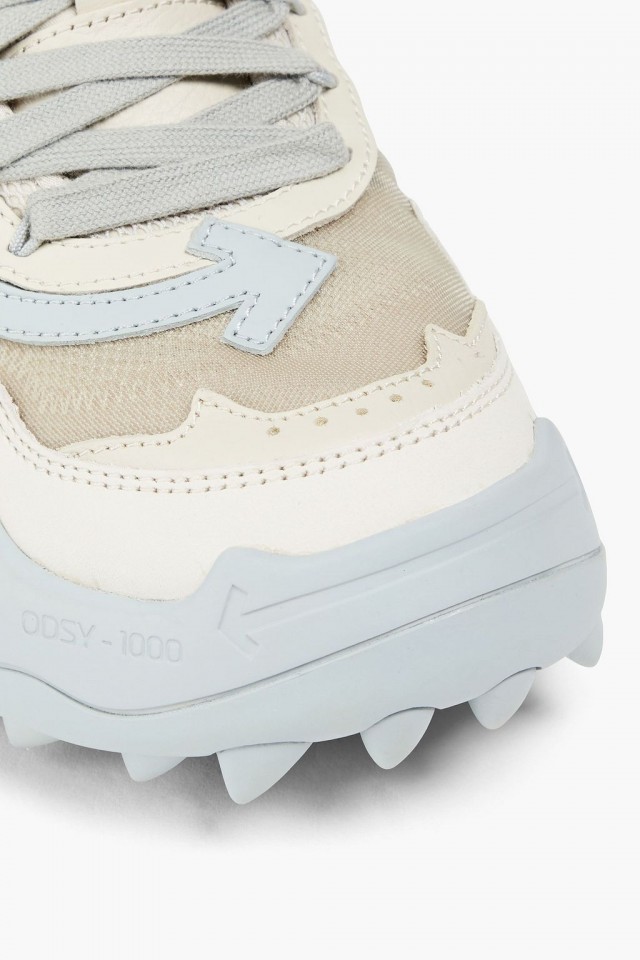 OFF-WHITE™ Odsy-1000 メッシュ&レザー スニーカー