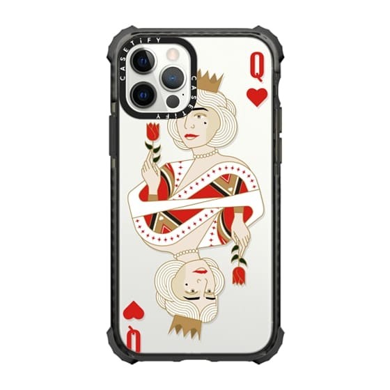 queen of hearts / King and Queen romanting matching cards case – CASETiFY