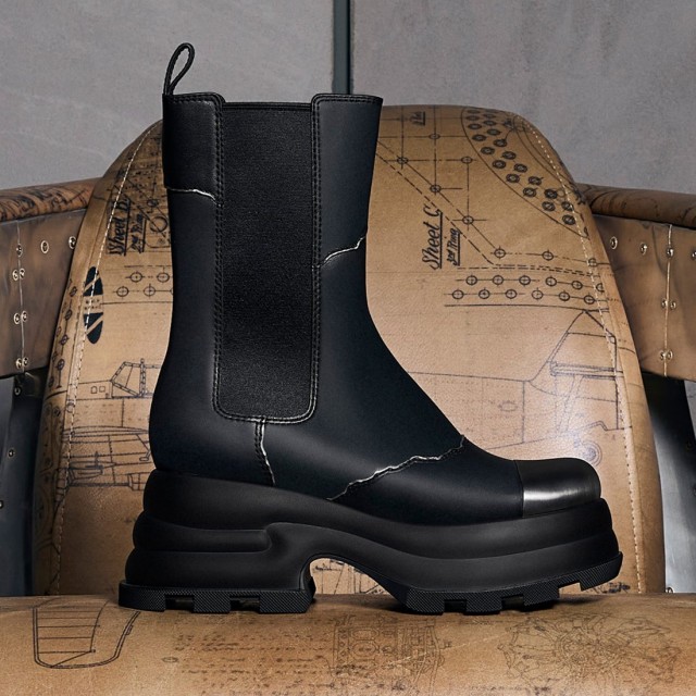 both: Jules ジュールレザーチェルシーブーツ （Black）