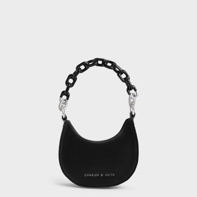 Koi コイ チェーンハンドルミニバッグ（Black）