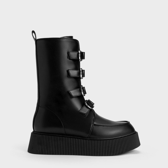 Cordova コルドバ バックルプラットフォームブーツ （Black）