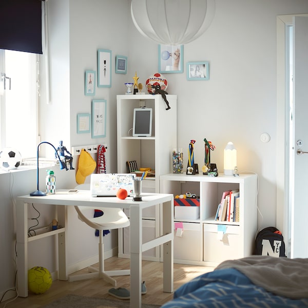 KALLAX カラックス シェルフユニット, ホワイト, 77x77 cm - IKEA