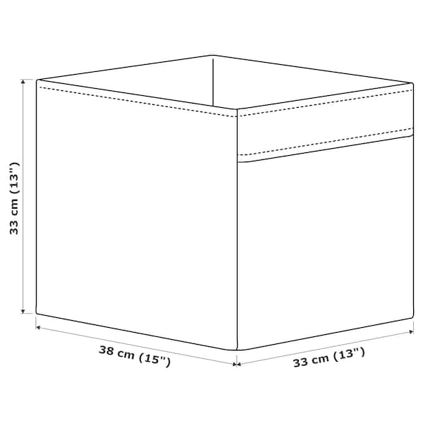 DRÖNA ドローナ ボックス, ホワイト, ブラック 模様入り - IKEA