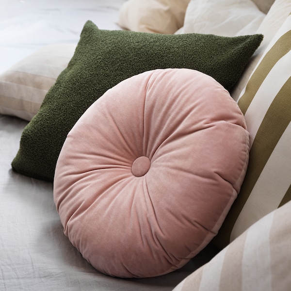 KRANSBORRE クランスボッレ クッション, ライトピンク, 40 cm - IKEA