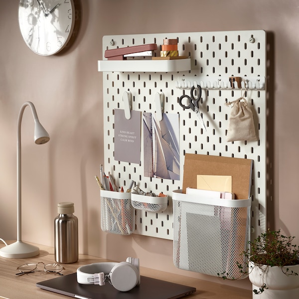 SKÅDIS スコーディス クリップ, ホワイト - IKEA